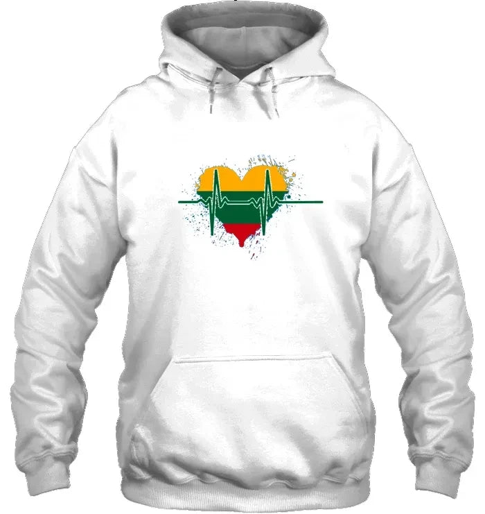 Lithuania HeartbeaHoodie RLT6 - Wonder Print Shop