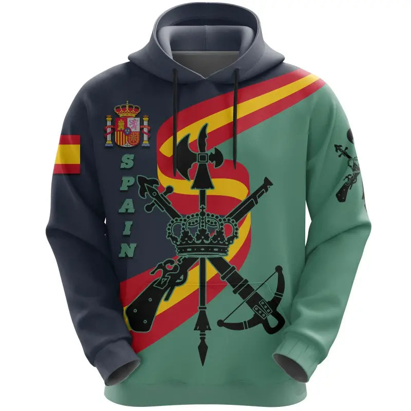 Spain Hoodie Espaa Pullover Hoodie Legin Espaola Style RLT12 - Wonder Print Shop
