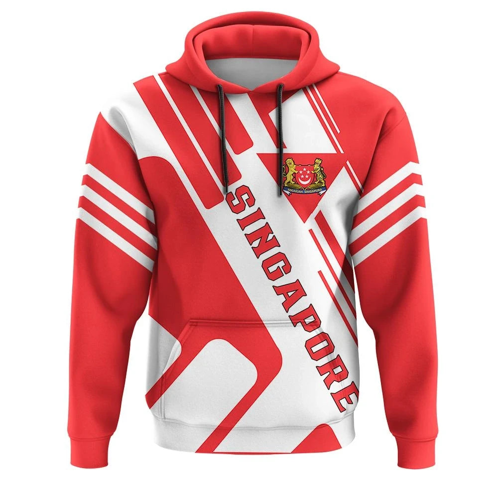 Singapore Hoodie Coat Of Arms Rockie RLT13 - Wonder Print Shop