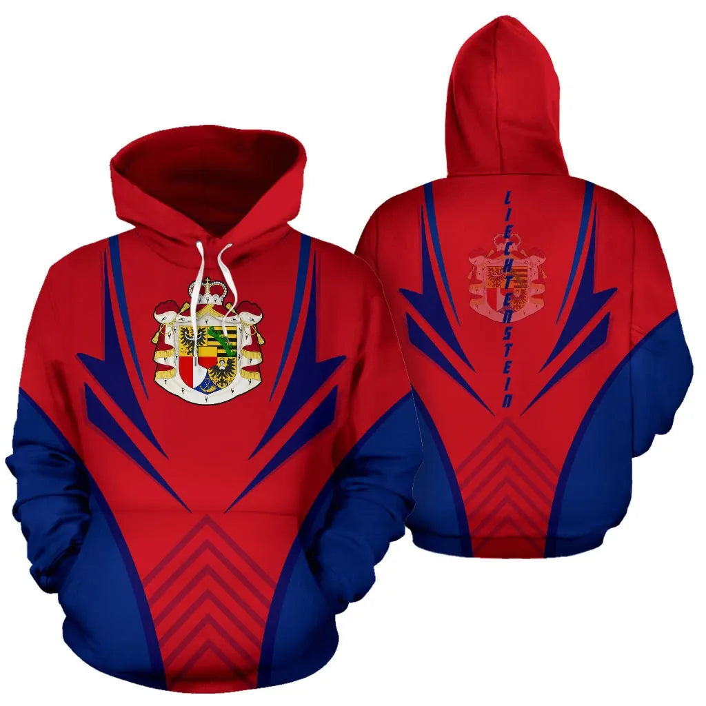 Liechtenstein Hoodie Coat Of Arms RLT6 - Wonder Print Shop