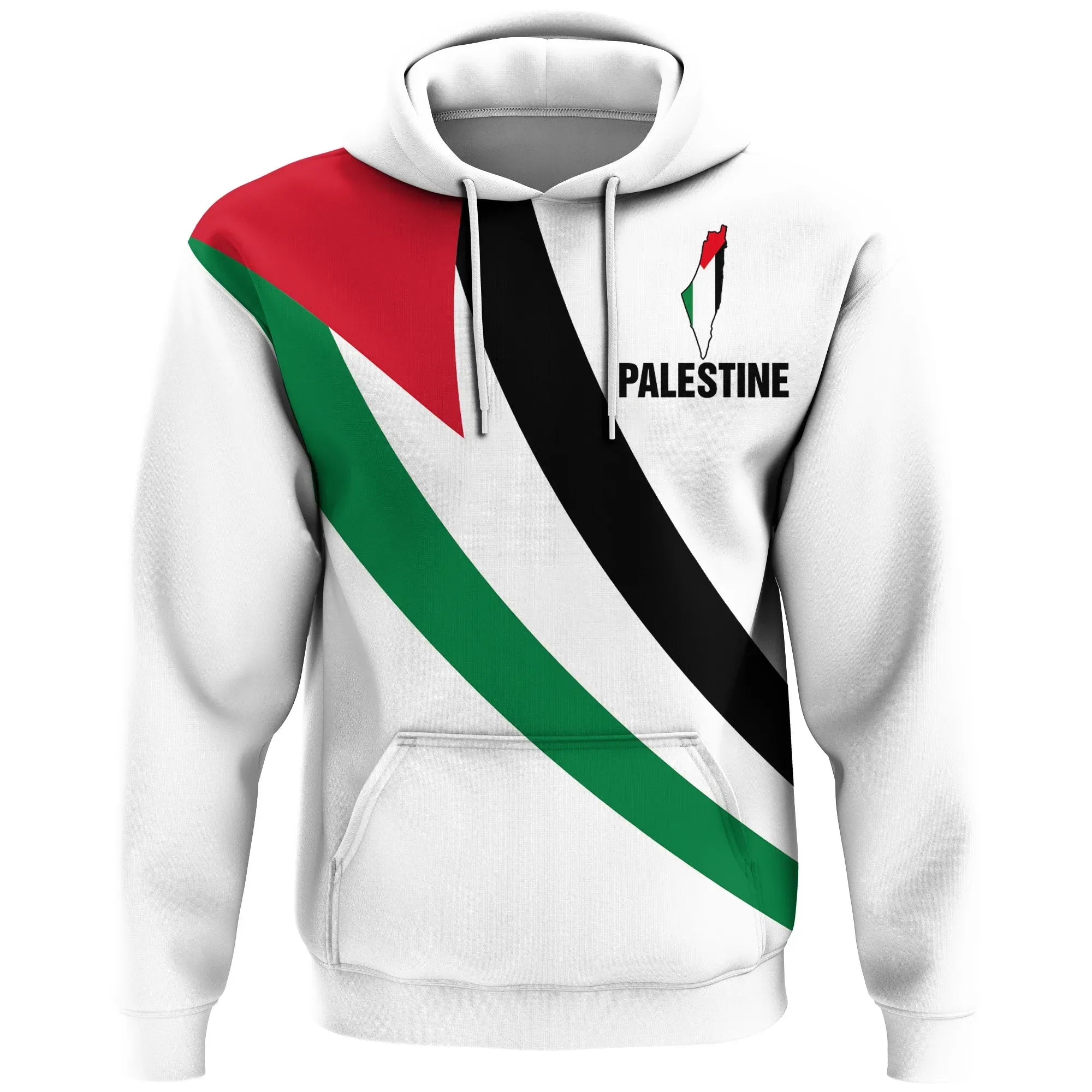 Palestine Special Flag Hoodie RLT13 - Wonder Print Shop