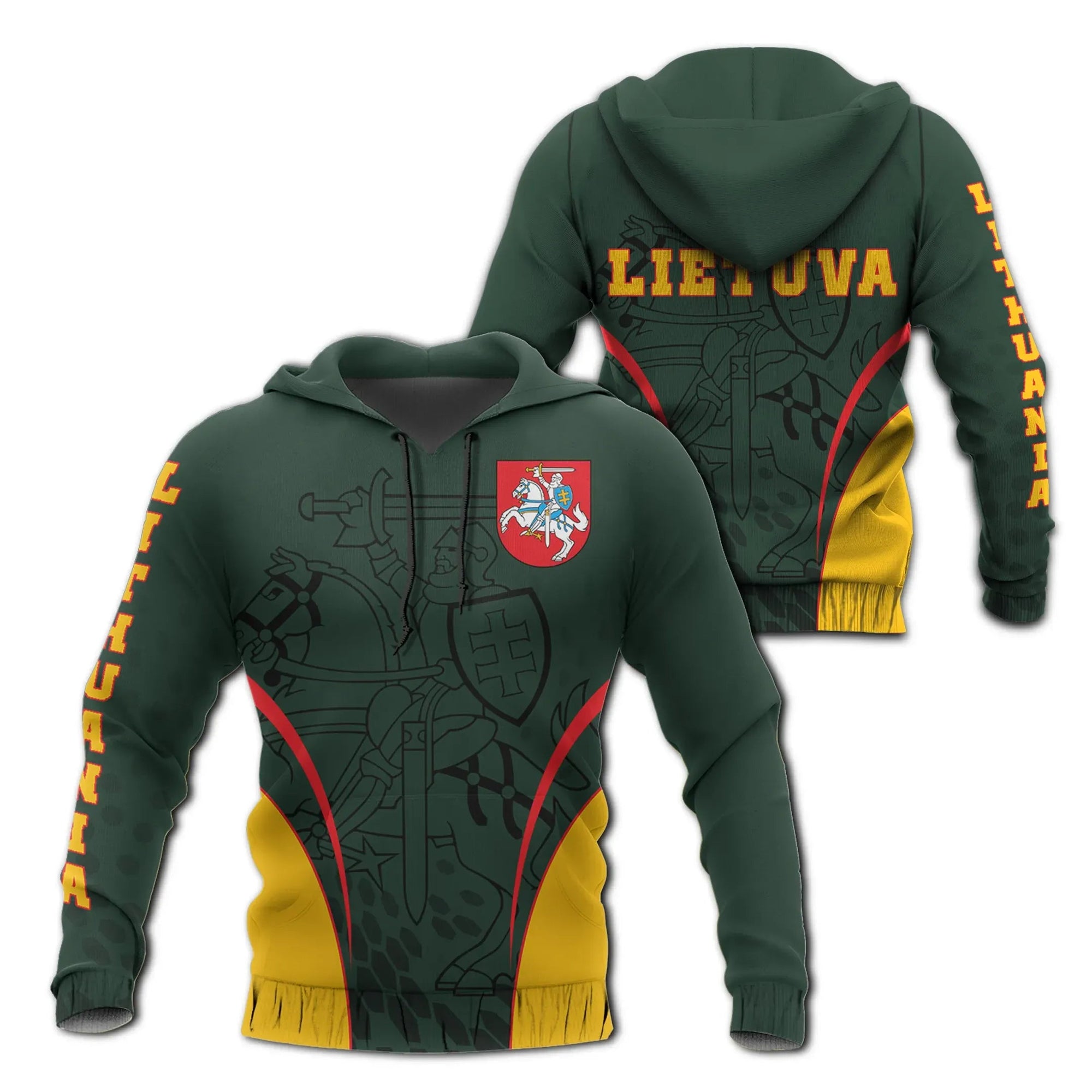 Lithuania Hoodie Robust Style RLT6 - Wonder Print Shop