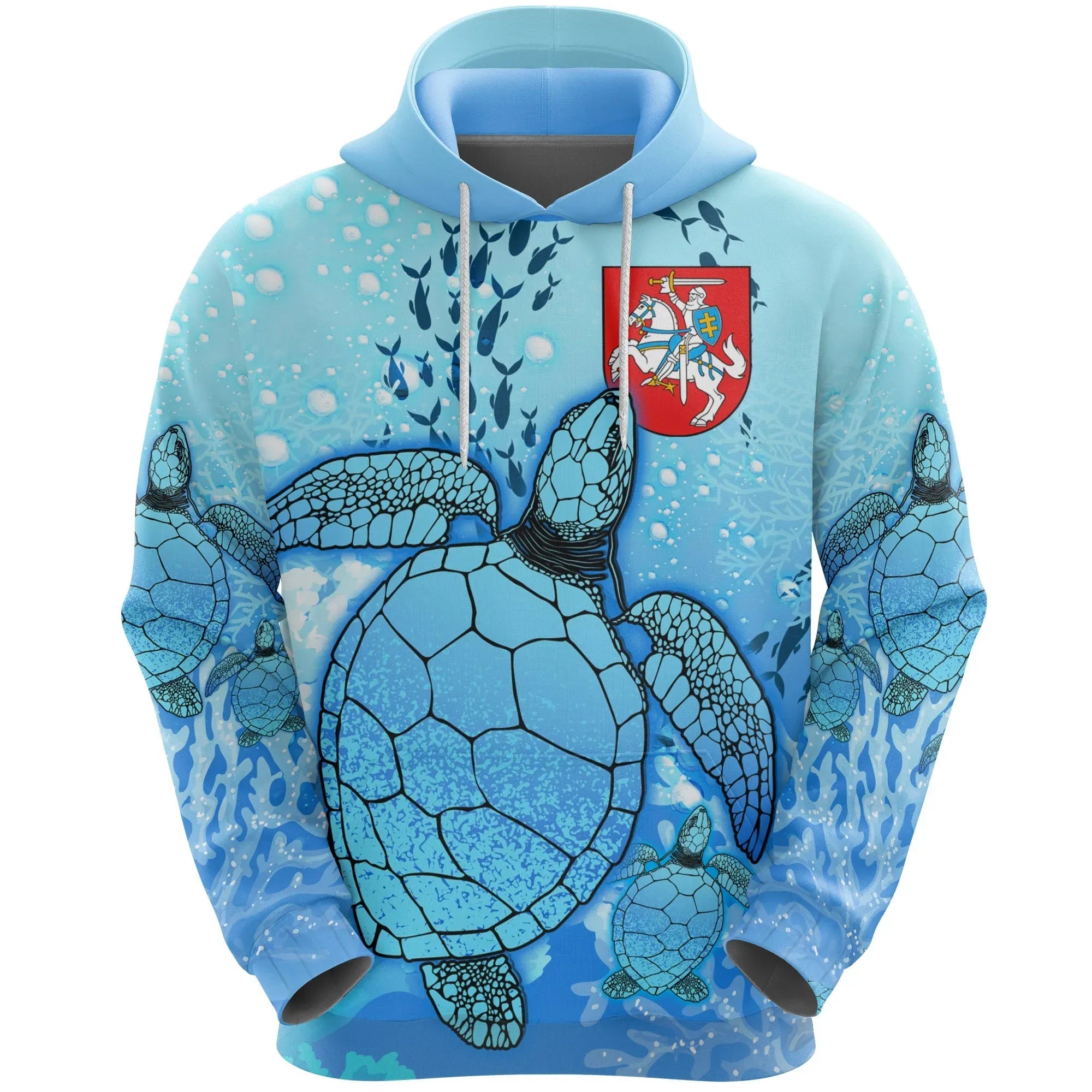 Lithuania Hoodie Ocean Life RLT6 - Wonder Print Shop