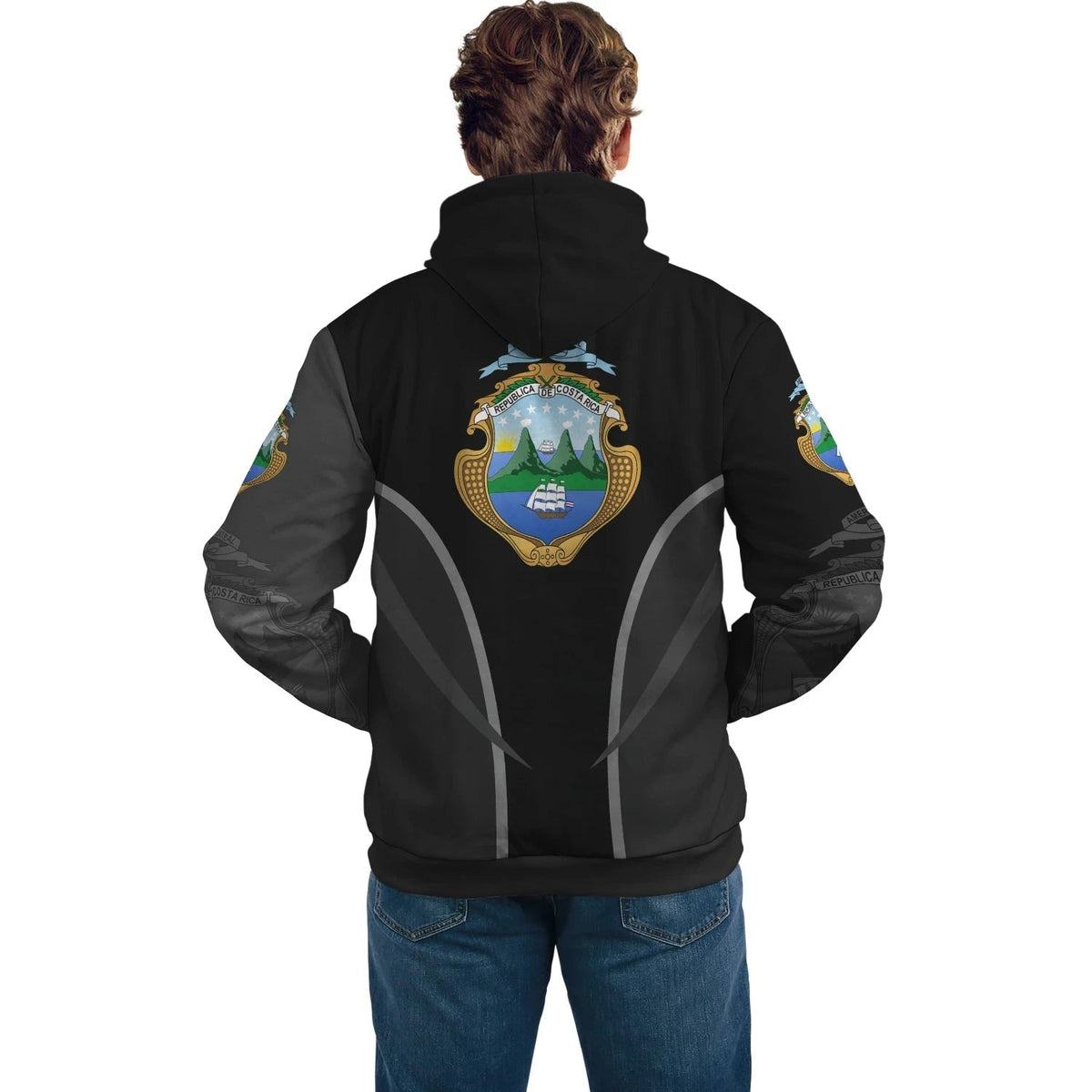 Costa Rica Hoodie RLT13 - Wonder Print Shop