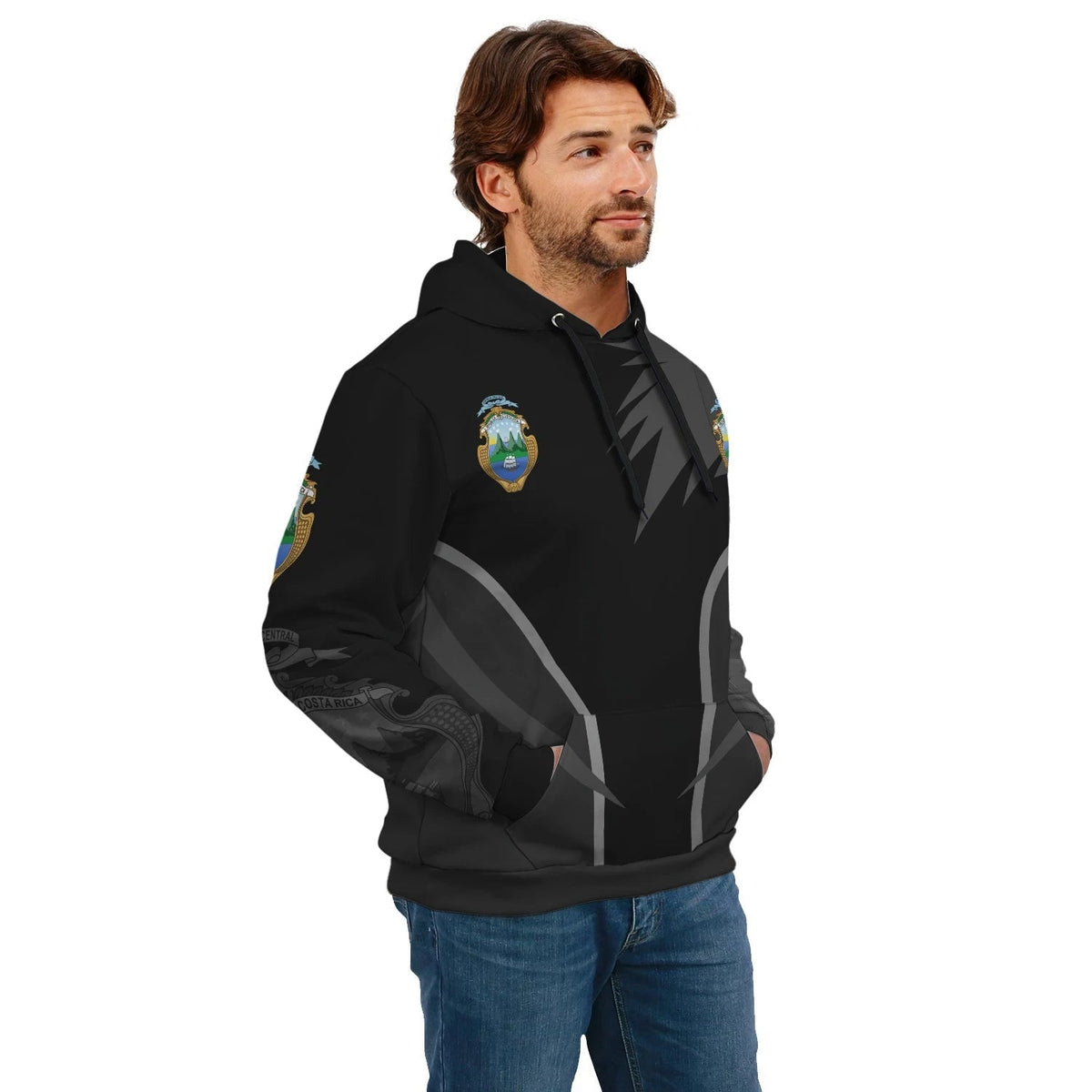 Costa Rica Hoodie RLT13 - Wonder Print Shop