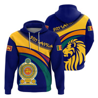 Wonder Print Shop Sri Lanka Lion Hoodie Coat Of Arms RLT7 - Wonder Print Shop