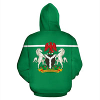 Nigeria All Over Hoodie Horizontal Style RLT8 - Wonder Print Shop
