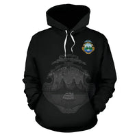 Costa Rica Pullover Hoodie RLT13 - Wonder Print Shop