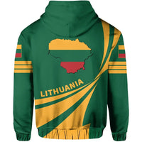 Lithuania Hoodie Flag Doma Style RLT6 - Wonder Print Shop
