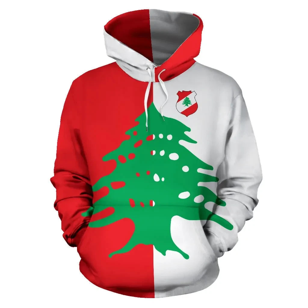 Lebanon Hoodie Half Style RLT6 - Wonder Print Shop