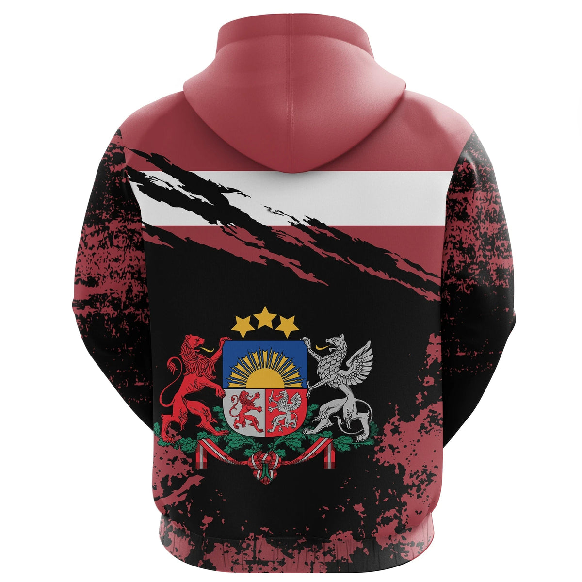 Latvia Customized Hoodie RLT6 - Wonder Print Shop