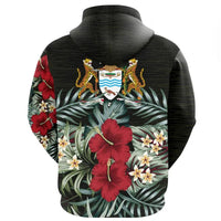 Guyana Hoodie Hibiscus RLT8 - Wonder Print Shop