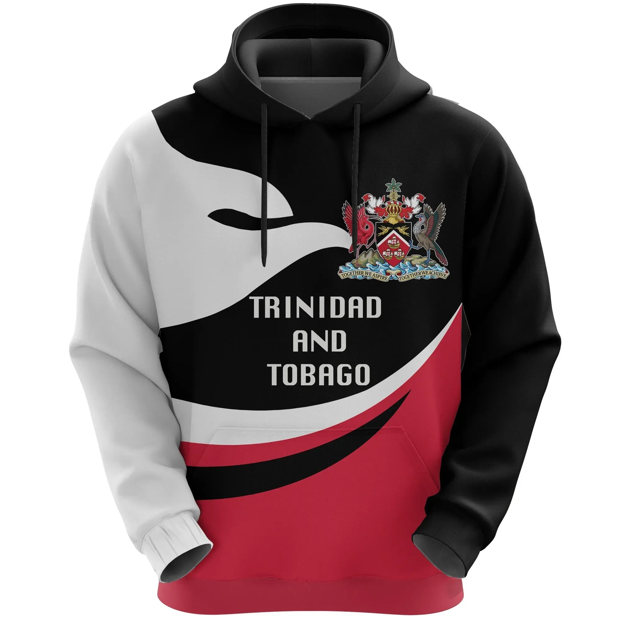 Trinidad and Tobago Hoodie Proud Version RLT6 - Wonder Print Shop
