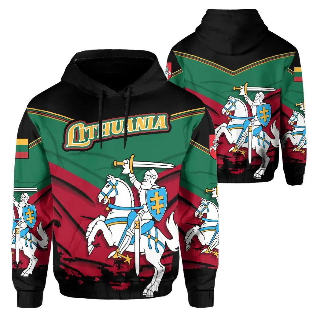 Lithuania Hoodie Lithuanian Vytis RLT6 - Wonder Print Shop