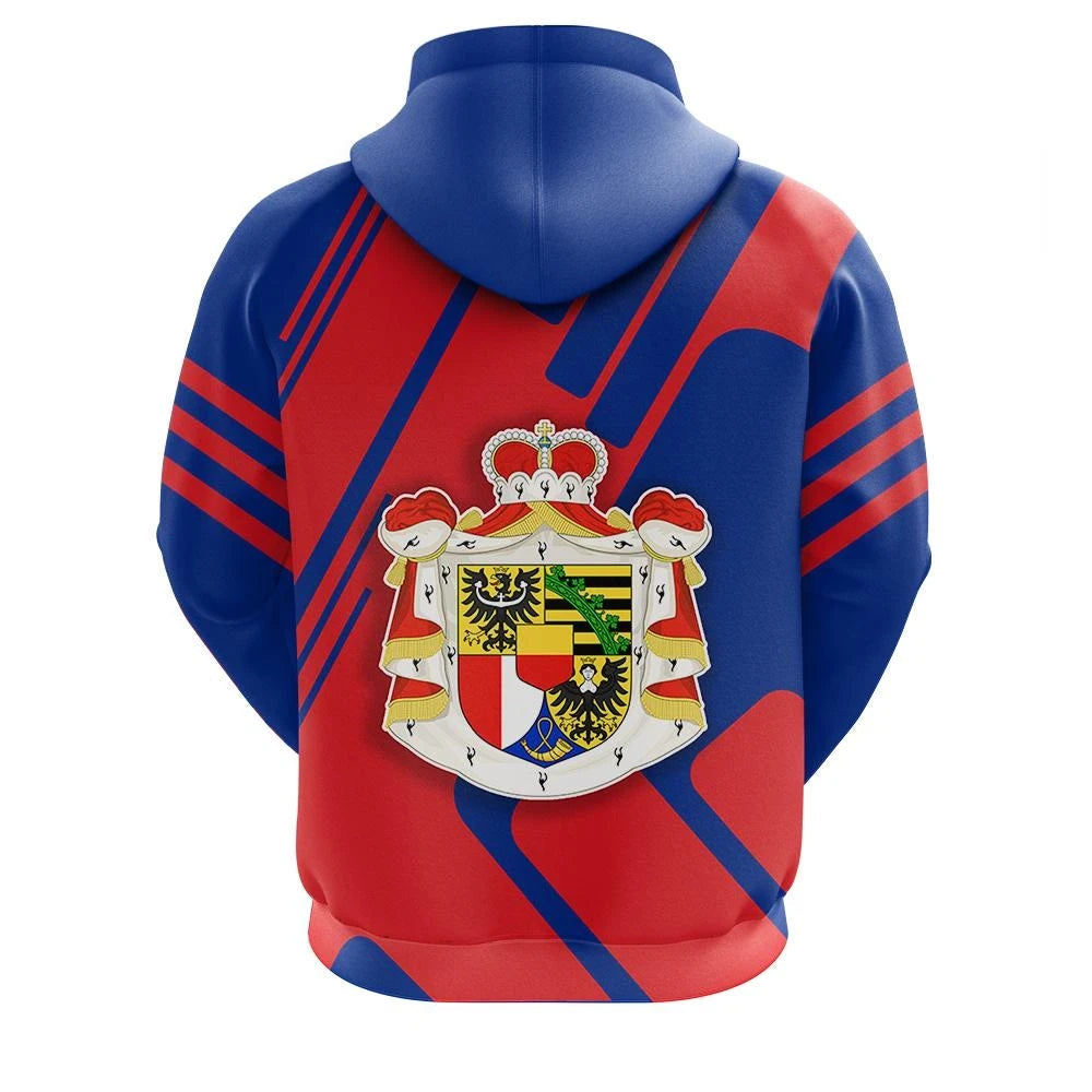 Liechtensteins Hoodie Coat Of Arms Rockie RLT6 - Wonder Print Shop