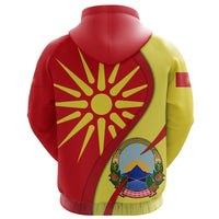 Macedonia Hoodie Vergina Sun RLT7 - Wonder Print Shop