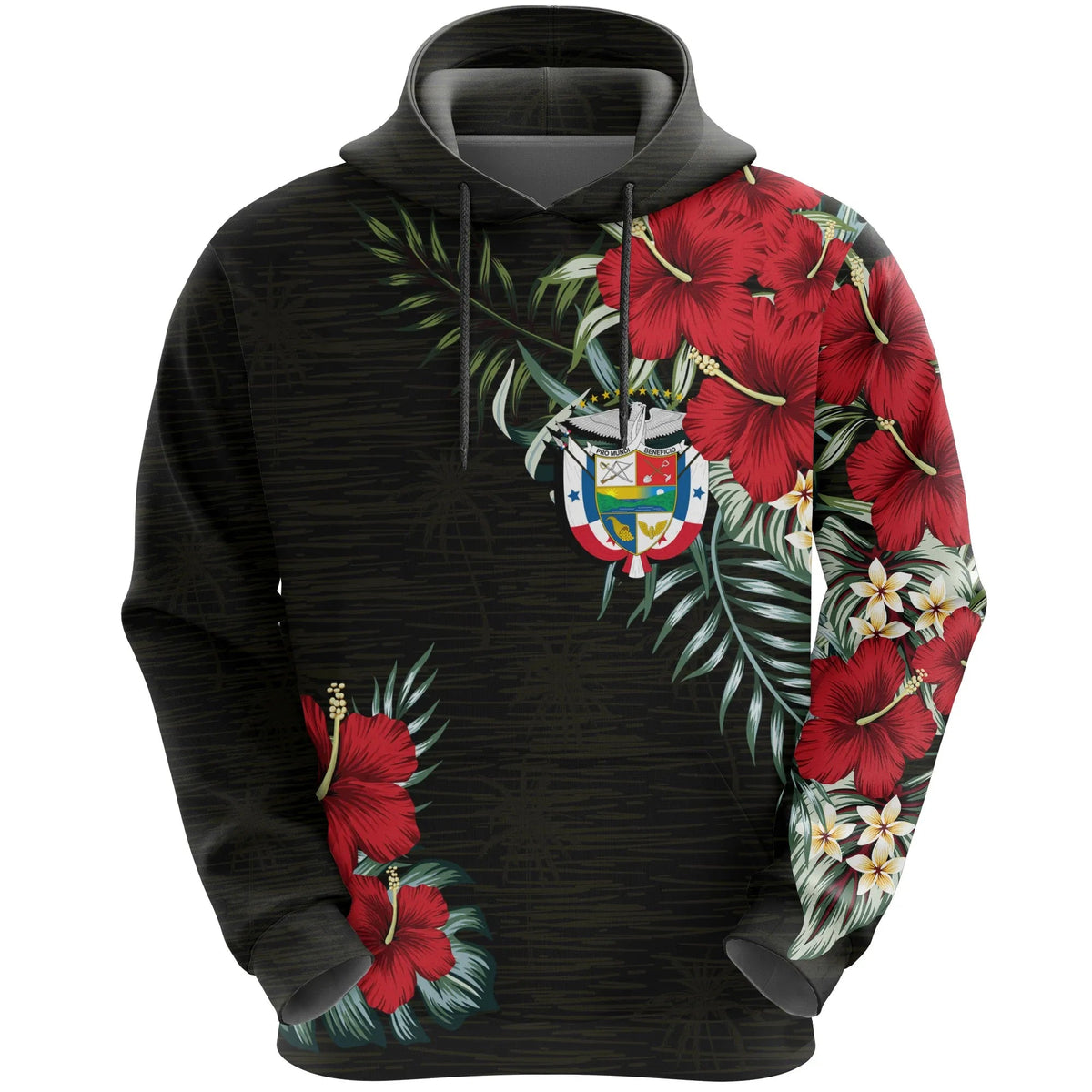Panama Hoodie Hibiscus Men/Women RLT13 - Wonder Print Shop