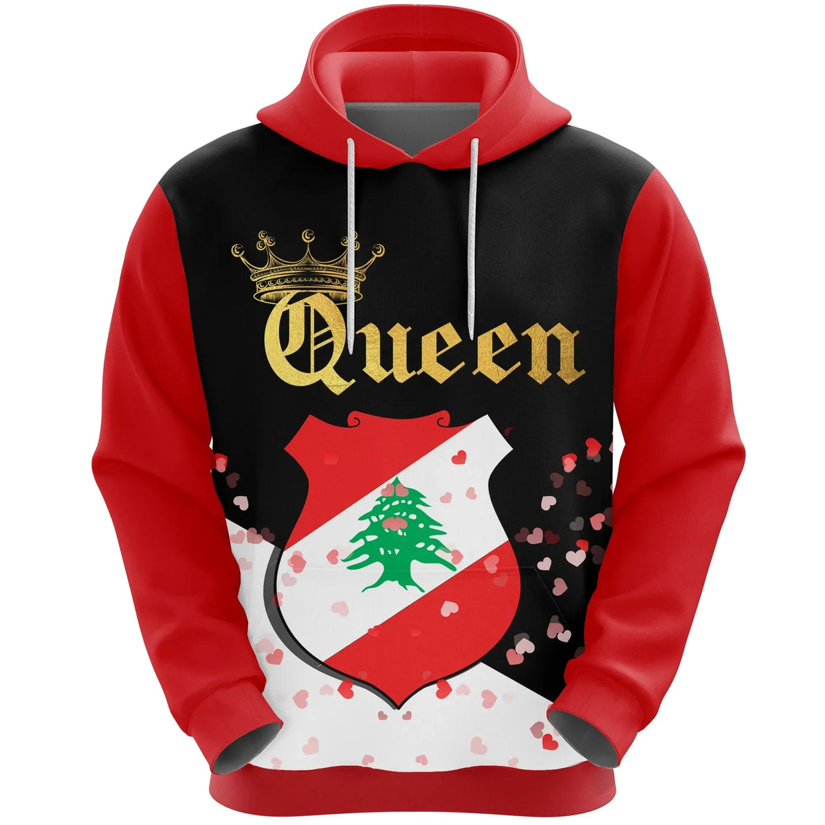 Lebanon Queen (Valentine Hoodie) RLT6 - Wonder Print Shop