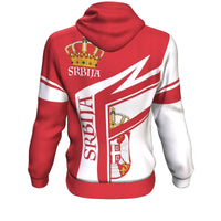 Serbia Hoodie Red Color Srbija RLT7 - Wonder Print Shop