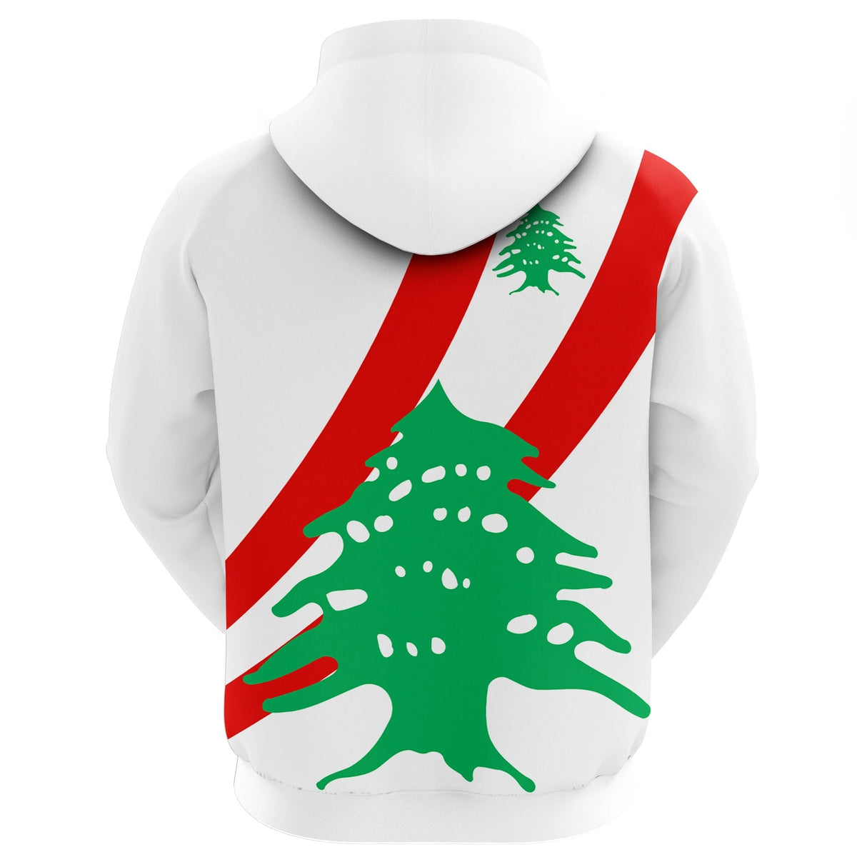 Lebanon Special Flag Zip Hoodie RLT6 - Wonder Print Shop