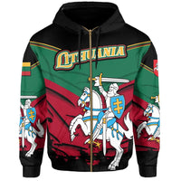Lithuania Zip Hoodie Lithuanian Vytis RLT6 - Wonder Print Shop