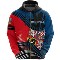 Czech Republic Zip Hoodie Fall In The Wave RLT13 - Wonder Print Shop