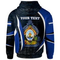 Honduras Personalised Zip Up Hoodie Honduras Spirit RLT8 - Wonder Print Shop