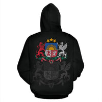 Latvia Zipper Hoodie RLT6 - Wonder Print Shop