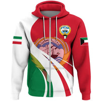 Kuwait Zip Hoodie Flag Original Basic RLT8 - Wonder Print Shop