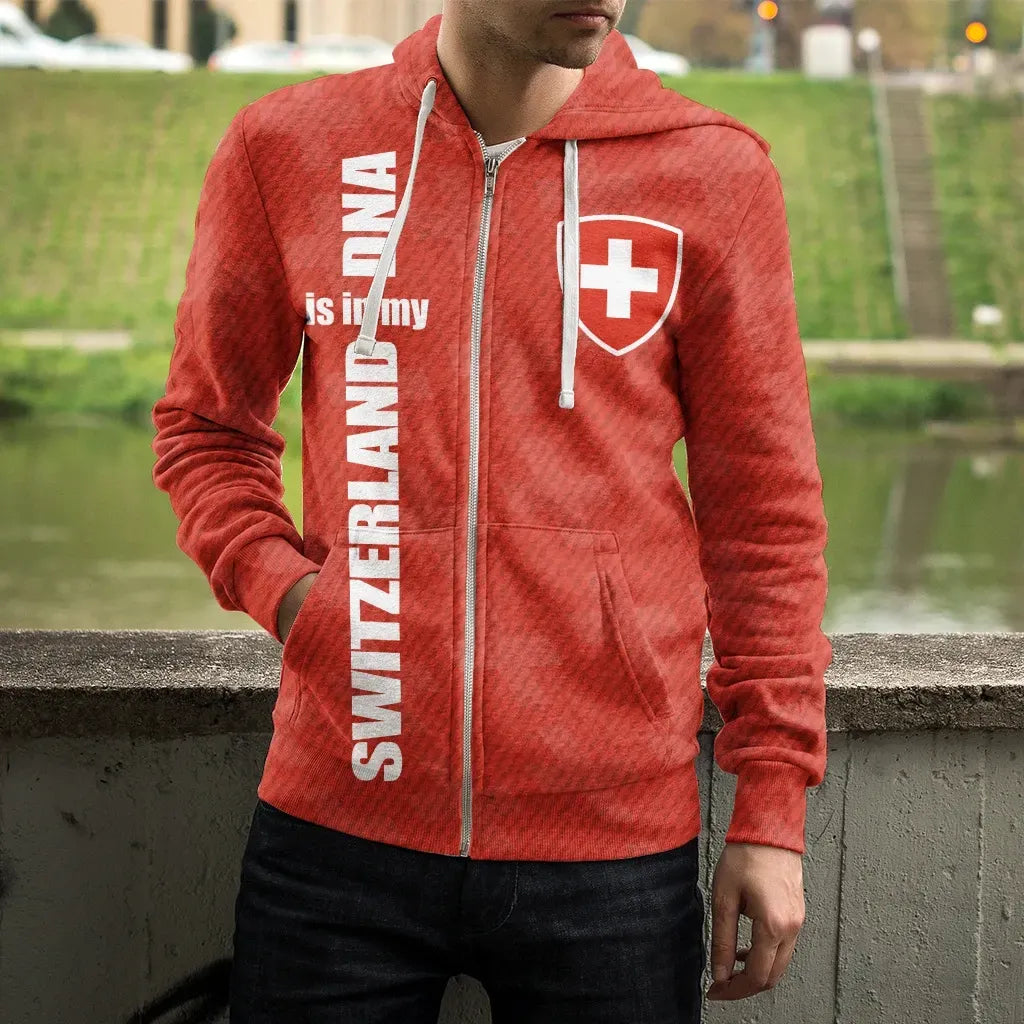 Switzerland Hoodie Switzerland Is In My Dna RLT13 - Wonder Print Shop