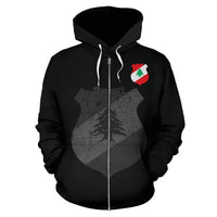 Lebanon Zipper Hoodie RLT6 - Wonder Print Shop