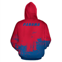 Panama All Over Zip Up Hoodie Smudge Style RLT13 - Wonder Print Shop