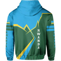 Rwanda Zip Hoodie Lightning RLT12 - Wonder Print Shop