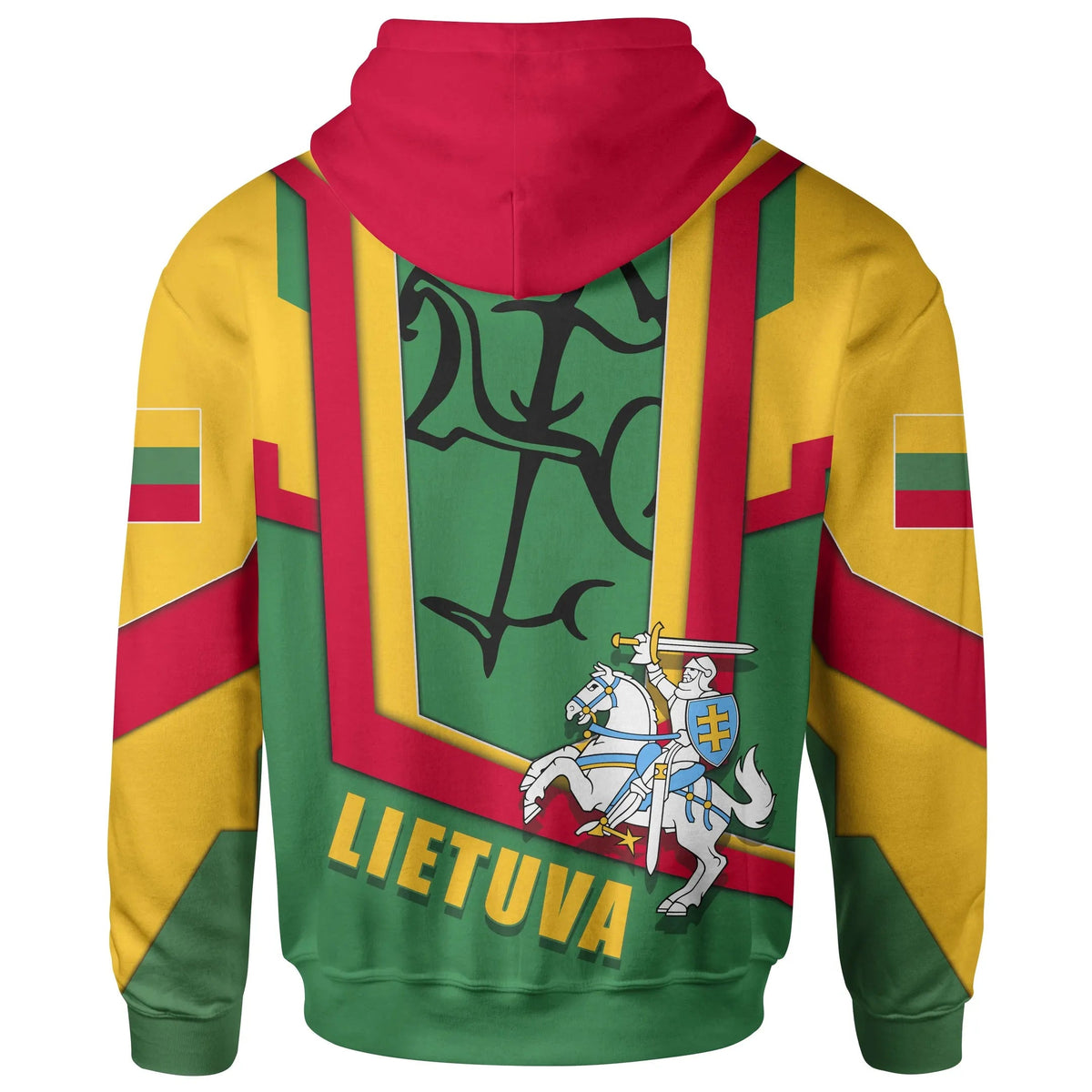 Lithuania Zip Up Hoodie Lietuva Flag Armor11 RLT6 - Wonder Print Shop