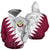 Qatar Zip Up Hoodie Falcon RLT12 - Wonder Print Shop