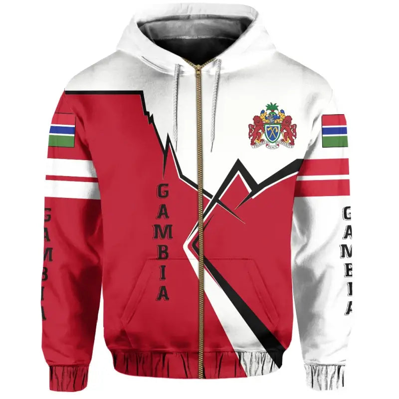 Gambia Hoodie Lightning RLT12 - Wonder Print Shop