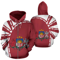 Latvia Zip Hoodie Premium Style RLT6 - Wonder Print Shop