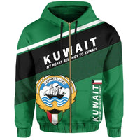 Kuwait Flag Motto Zipper Hoodie Limited Style RLT8 - Wonder Print Shop