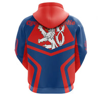 Czech Republic Coat Ofrms Zip Up Hoodie My Style RLT13 - Wonder Print Shop