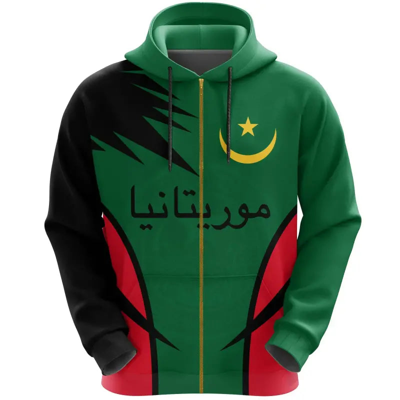 Mauritania Hoodie Active RLT12 - Wonder Print Shop