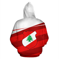 Lebadon Flag Zipper Hoodie Vivian Style RLT6 - Wonder Print Shop