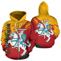 Lithuania State Hoodie (Zip) Original RLT6 - Wonder Print Shop
