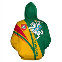 Lithuania Sky Zip Up Hoodie RLT6 - Wonder Print Shop