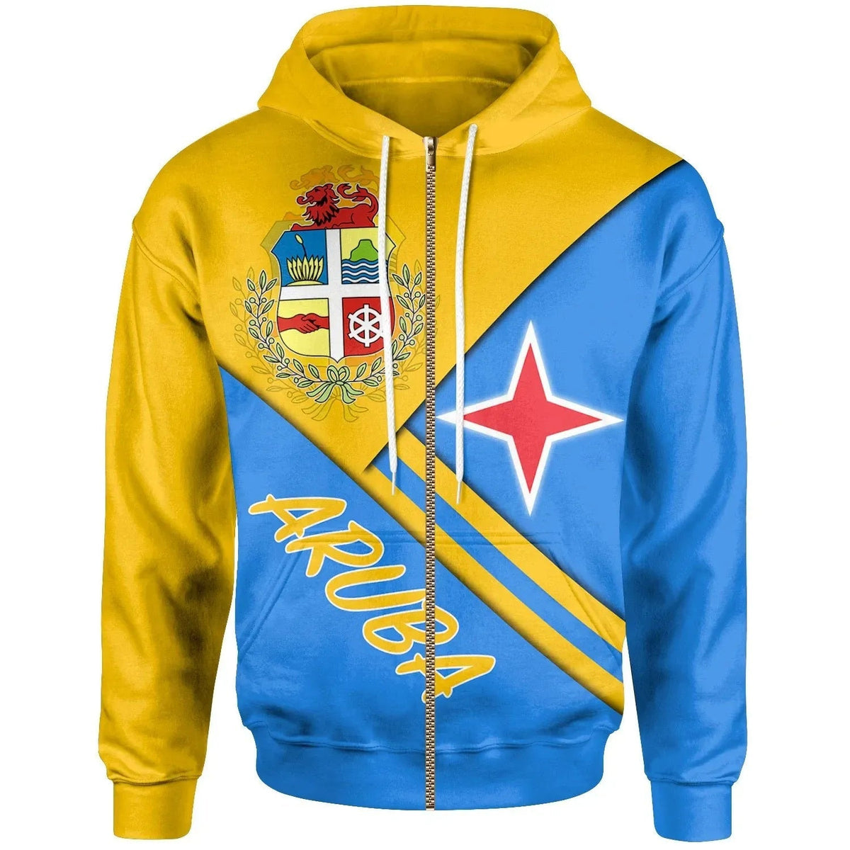 Aruba Luggage Covers - Aruba Coat Of Arms RLT7 - Wonder Print Shop