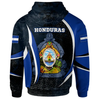 Honduras Zip Up Hoodie Honduras Spirits RLT8 - Wonder Print Shop