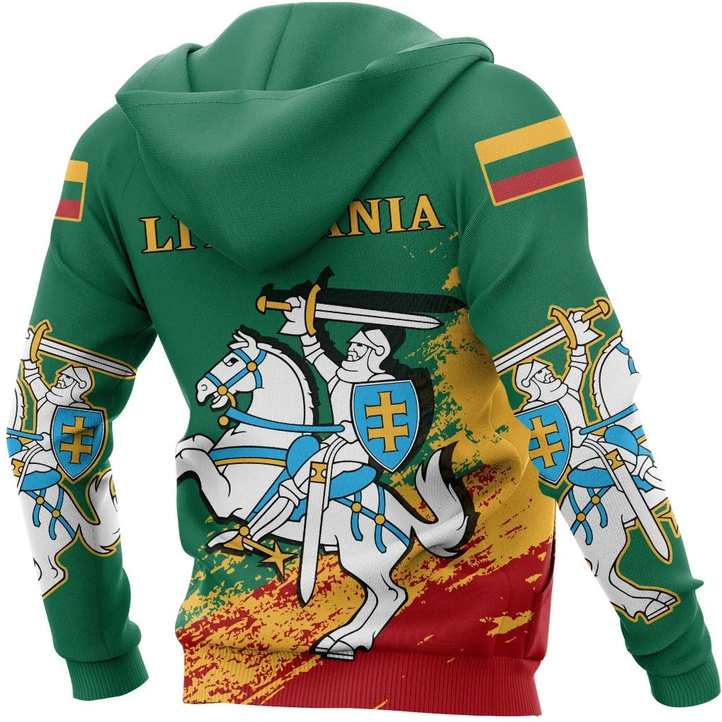 (Lietuva) Lithuania Special Zipper Hoodie RLT6 - Wonder Print Shop