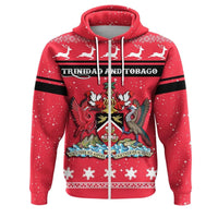 Christmas Trinidad and Tobago Coat Of Arms Zip Hoodie RLT6 - Wonder Print Shop