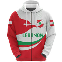 Lebanon Zip Hoodie Proud Version RLT6 - Wonder Print Shop