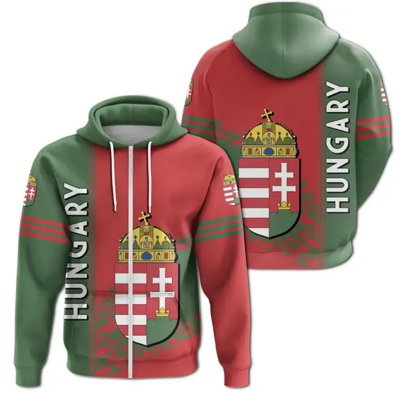 hungary-coat-of-arms-zip-up-hoodie-quarter-style