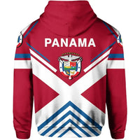 Panama Flag Hoodie Zip America Nations RLT13 - Wonder Print Shop